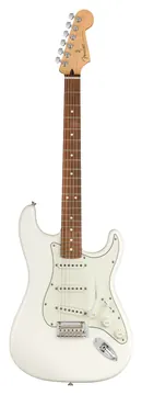 Fender Player Stratocaster PF Polar White Con Borsa Fender Midnight Blue IN Omaggio