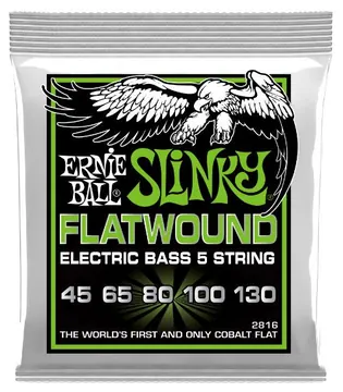 Ernie Ball BASS 2816 Regular Slinky Flatwound 45-130