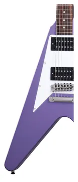 Epiphone Artist Series Kirk Hammett 1979 Flying V in Purple Metallic Finish with Hardcase