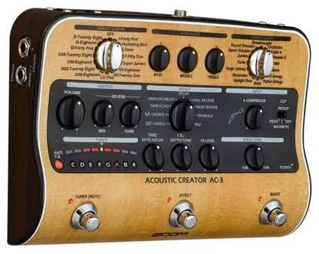 Zoom AC3 - Preamp a pedale per chitarra acustica