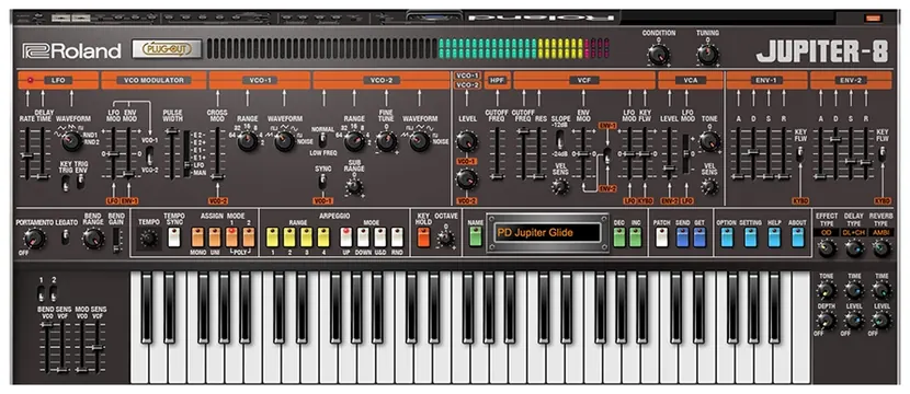 Roland Jupiter-8 Software Synthesizer