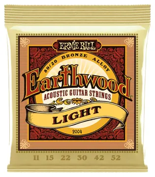 Encordoamento Ernie Ball Violão Aço 011 Earthwood 80/20 2004