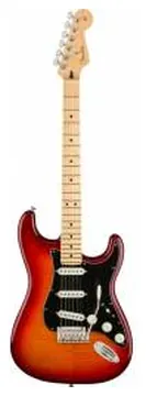 Fender Player Stratocaster Plus Top Maple Fingerboard Aged Cherry Burst