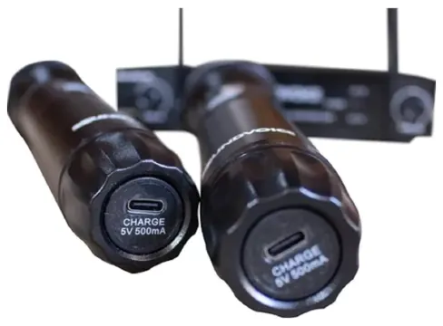Soundvoice Microfone S/ Fio Soundvoice MM 320 Duplo Mão