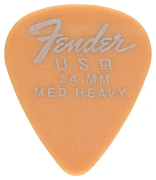 Fender Dura-Tone Delrin 351 Pick 12 Pack 0,84mm Plektren, orange