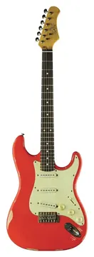 Eko S300 Relic Fiesta Red Chitarra elettrica