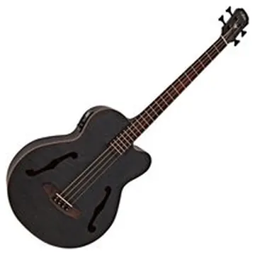Aria FEB-F2M Medium Scale Bass Stained Black