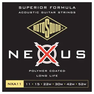 Rotosound Nexus NXA11 Polymer Coated Long Life