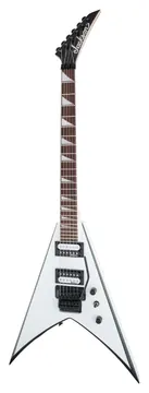 Jackson JS32 KV, AH FB, WHT W/BLK BVL