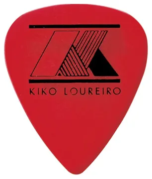 Ibanez B1000KL-RD Kiko Loureiro Signature 1,2mm Polyacetal Plektren (6Stück) rot