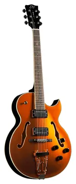 Eko Jazz hollowbody single cut Gold
