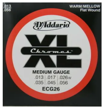 D'addario ECG26 chromes medium 13-56