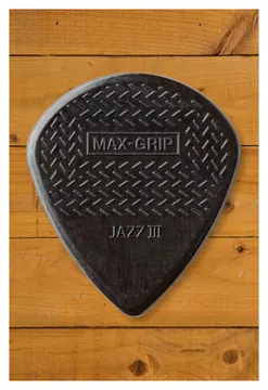 Dunlop Max-Grip Jazz III Stiffo Pick - 1.38mm - 6-Pack