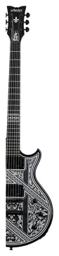 Schecter Solo-II Pryzm Palladium Gloss Black