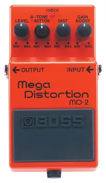 Boss MD-2 Mega Distortion - Effetto Distorsore A Pedale Per Chitarra