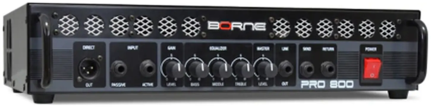 Borne Amplificador Cabeçote P/ Contrabaixo Borne Pro 800 500wrms