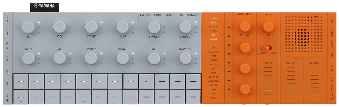 Yamaha - SEQTRAK Synth (Orange/Grey)