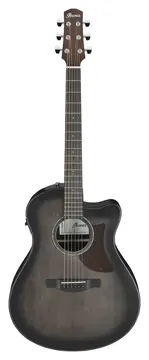 Ibanez AAM70CE-TBN Transparant antraciet burst bovenblad Advanced Acoustic