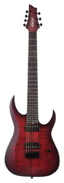 Schecter Sunset 7 Extreme Scarlet Burst