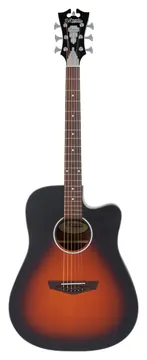 D'Angelico Premier Bowery LS Satin Vintage Sunburst Chitarra acustica elettrificata