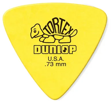 Dunlop Tortex Triangle 0,73 mm, Set van 6 Plectrums