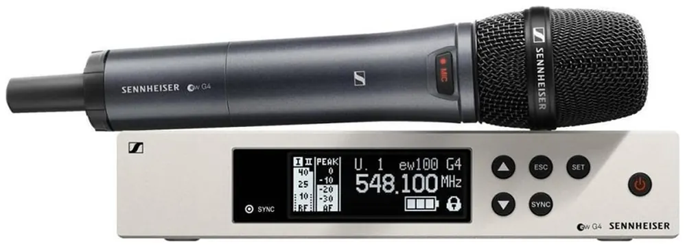 Sennheiser Microfone Sennheiser EW-100 G4-835-S-G UHF Sem Fio