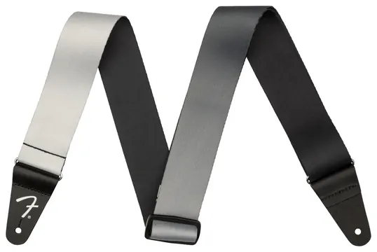Fender Ombré Strap, Silver Smoke, 2"