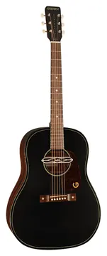 Gretsch Jim Dandy Deltoluxe Dreadnought Acoustic Guitar -Black
