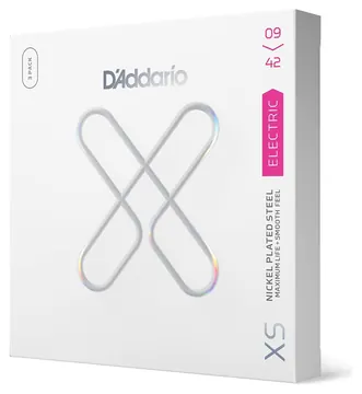 D'Addario 9-42 Super Light, XS Nickel Coated Electric Guitar Strings 3-Pack