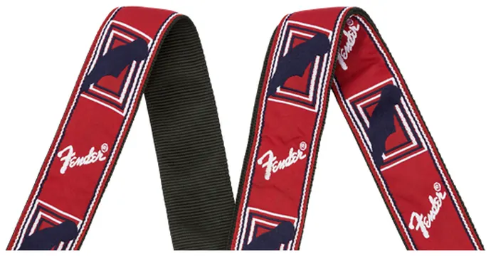Fender Gitaarband Red/White/Blue