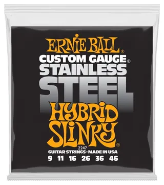Ernie Ball Stainless Steel Hybrid Slinky 9-46