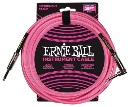 Ernie Ball 6065 Cavo Braided Neon Pink 7,62 m