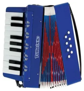Turbo Acordeon Turbinho Azul 8 baixos
