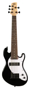 Kala Solid Body 5-String Jet Black Fretted U•BASS®