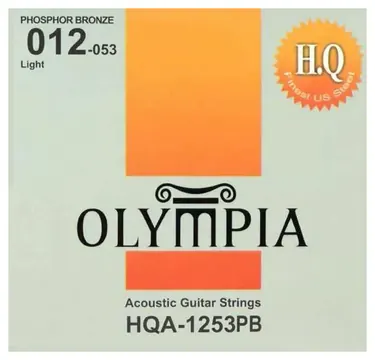 Olympia HQA | Acoustic Guitar Strings| Phosphor Bronze | 12-53 set