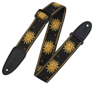 Levy's MPJGSUNBLK Jacquard Sun Images Strap