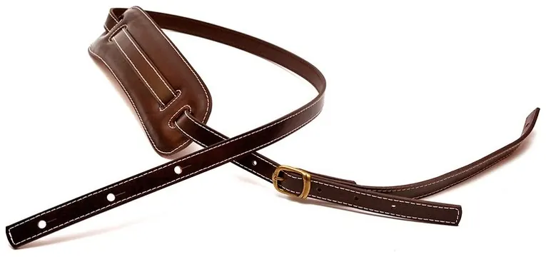 Bourbon Strap Rockabilly Slim Brown Gitarrengurt