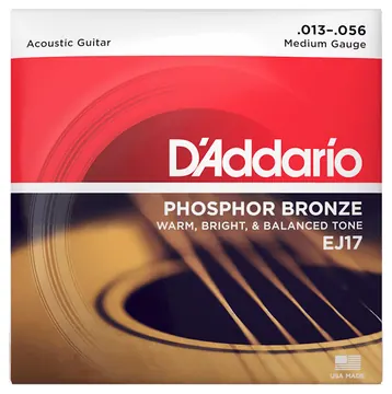 D'addario EJ17 Phosphor Bronze (.13-.56) Acoustic Medium
