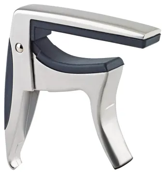 K&M 30910 -02 Kapodaster für Konzertgitarre, mattverchromt