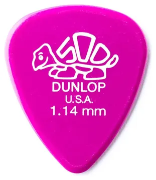 Dunlop Delrin 500 Pick 1.14mm - Set of 6