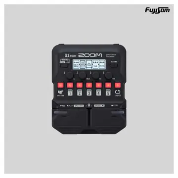 Zoom Pedaleira Zoom P/ Guitarra G-1 Four Multi Efeitos | Fujisom