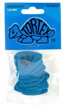Dunlop 418P100 1 Sachet 12 Mediators Tortex 1.00MM