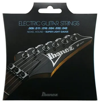 Ibanez Saiten E-Gitarre 6-Saiter Nickel Wound, Super Light .009 - .042