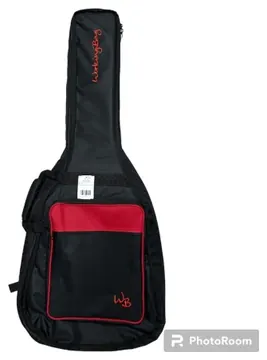Bag Soft Working Para Violao Folk Vermelho 12072 Detalhes:vermelho