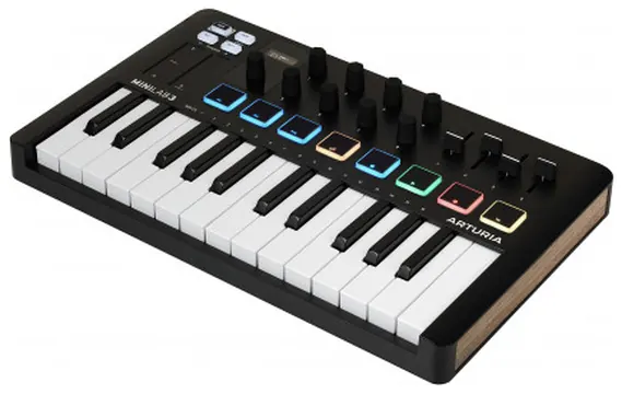 Arturia MiniLab 3 BK Teclado MIDI USB-C 25 Teclas