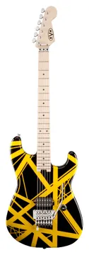 EVH Striped Series Black with Yellow Stripes