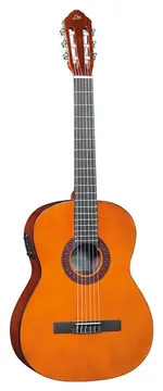 Eko CS-12 EQ Natural Chitarra Classica Elettrificata 4/4 con custodia inclusa