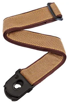 D'Addario Gitarrengurt Planet Lock Tweed