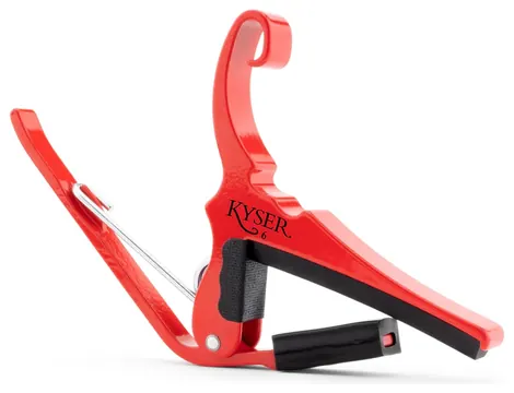 Kyser Capotraste Kyser KG6LRA Lipstick Red Profissional