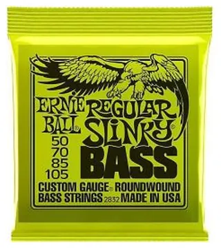 Ernie Ball Regular Slinky Round Wound Bass Strings
